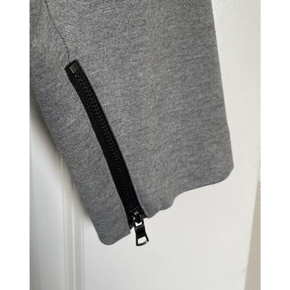 Moto Jacket Sz 22 Lane Bryant Gray Rayon Biker Style Motorcycle Rockabilly Punk - Picture 7 of 11